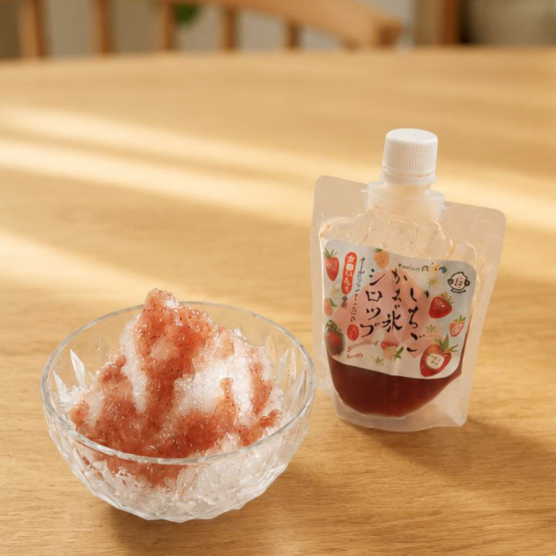 「京ビオ オーガニックnicoの香るいちごかき氷シロップ」受注開始